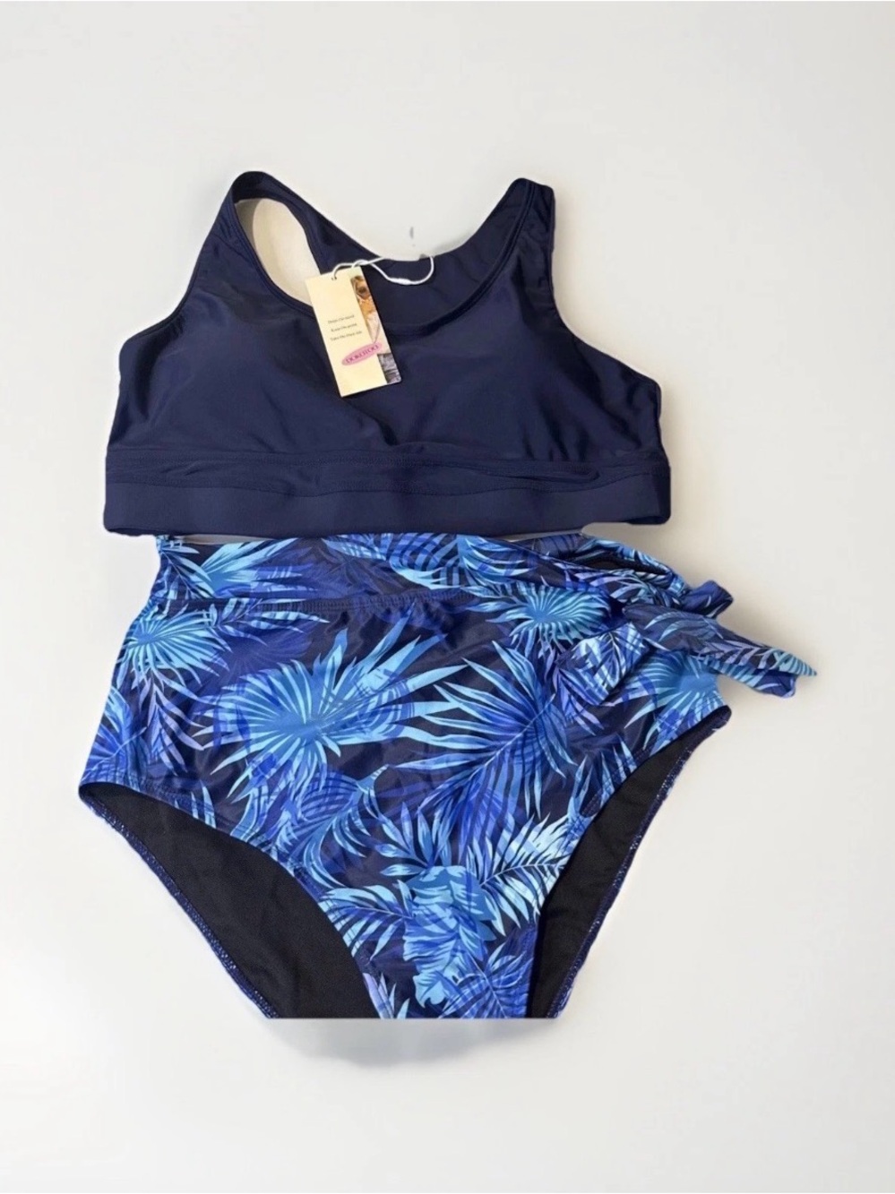 Dokotoo Women’s 2-Piece Multi Swimsuit Tummy Control